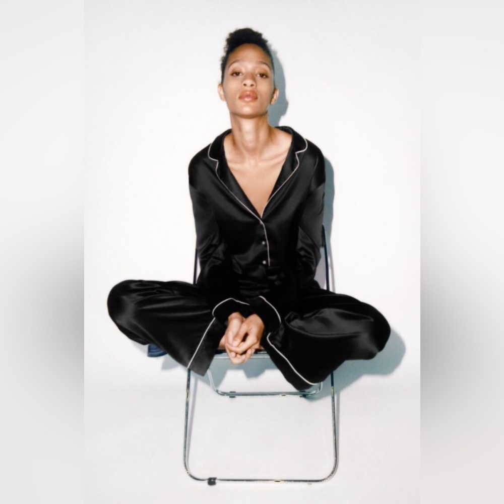 NWT ZARA Satin Effect Jumpsuit - Size S